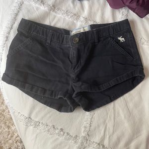 Navy Blue Low Rise Shorts